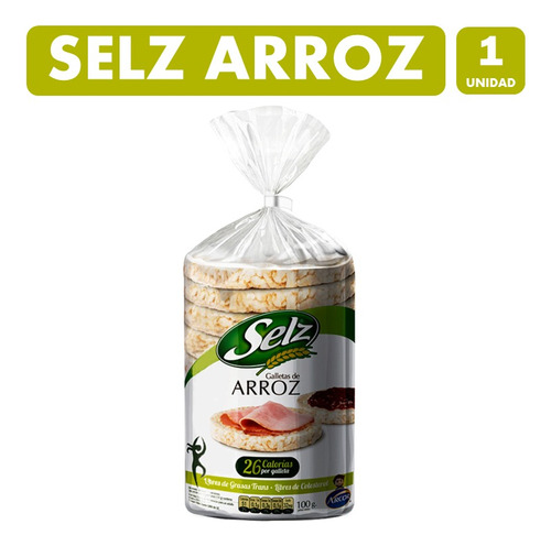 Selz Galletas De Arroz - Marca Arcor (contiene 100 Gramos)