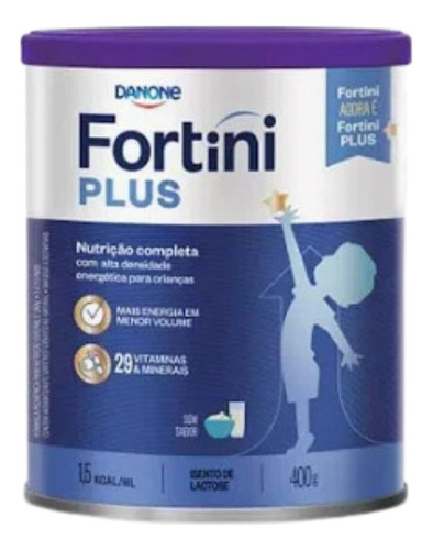 Suplemento Infantil Fortini Plus Pó Sem Sabor - 400g Sem Sabor