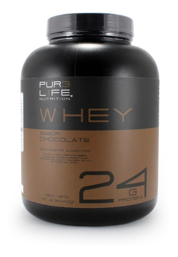 Pur3 L1fe Proteina | 100% Whey Protein | 4.5 Lbs | Chocolate