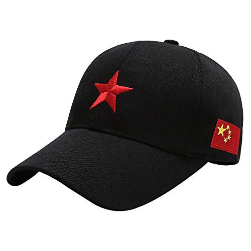 Gorra De Béisbol Con Bandera Roja China