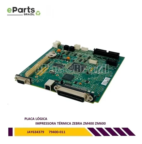 Placa Logica Zebra Zm400 Zm600 79400-011 | MercadoLivre