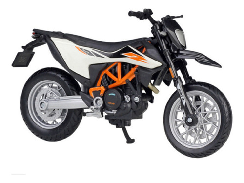 Maisto Ktm 690 Smc R 1/18 Modelo Fundido A Troquel Negro [u]