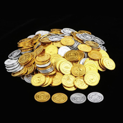 300pcs Favores De Moneda De Dinero De Decoración Colorida
