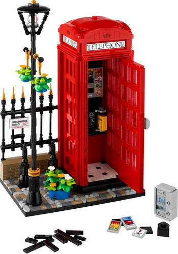 Exhibidor Para Cabina Telefonica De Londres Lego #21347