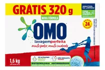 Comprar Lava-roupas Pó Omo Lavagem Perfeita Caixa 1,6kg Grátis 320g