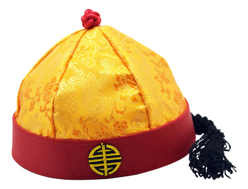 Sombrero De Emperador Qing Sombrero Oriental Chino Con