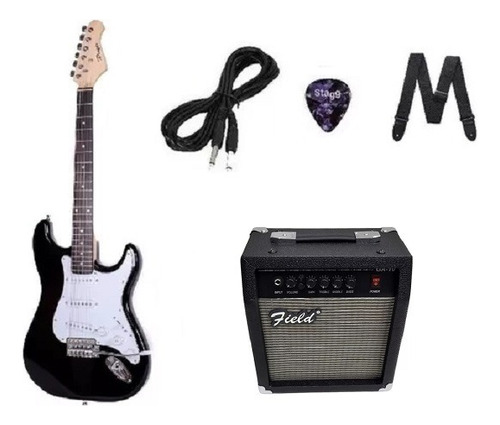 Combo Guitarra Eléctrica, Amplificador Y Accesorios 