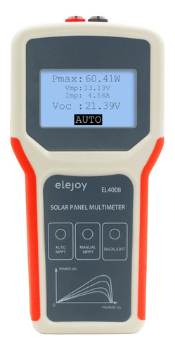 Multimetro Fotovoltaico Elejoy El400B Panel Solar 400W