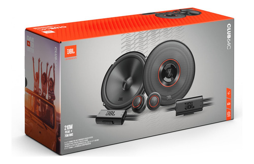 Altavoz Jbl Club 64c De 6.5 Pulgadas, 2 Vías, Componente 70