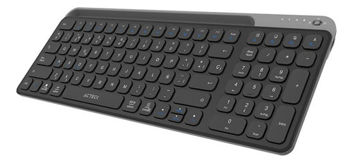 Teclado Acteck Inspire Trek Ti747 Inalámbrico Rf Bluetooth