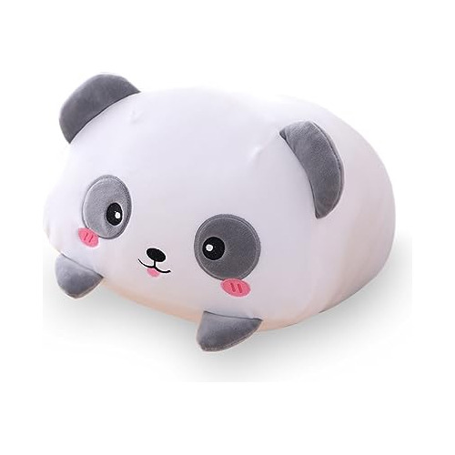 Almohada De Cuerpo Cilíndrico De Peluche De Panda Lind...