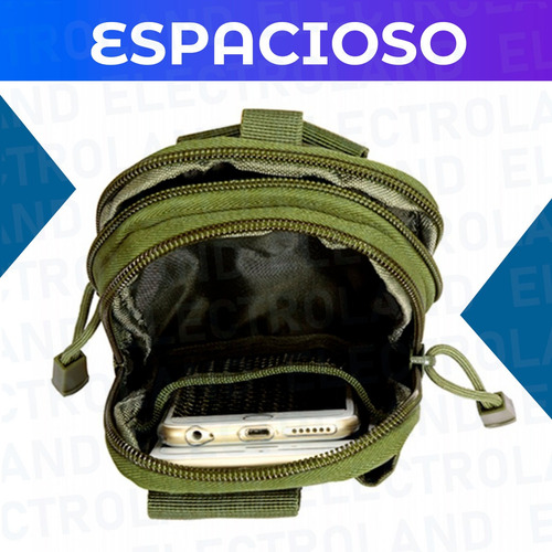 Bolso Canguro Táctico Cinturón Molle Celular Pouch Cintura