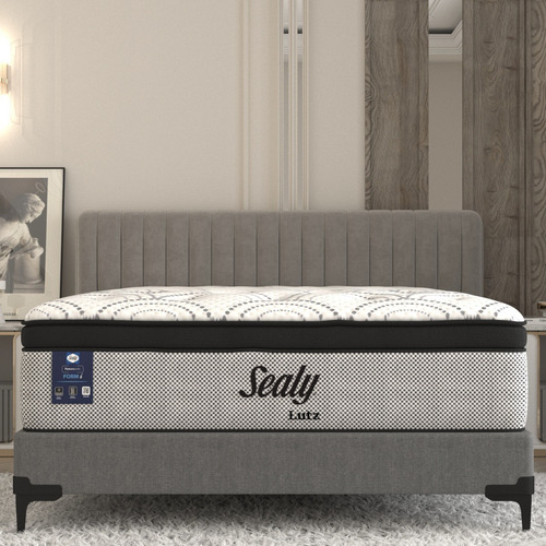Colchón Matrimonial Sealy Evolution Foam Inteligente Posture Color Blanco