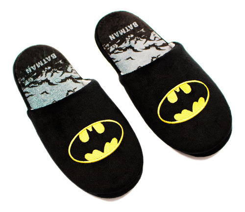 Pantufa Chinelo Batman Solado De Borracha Aberto Oficial