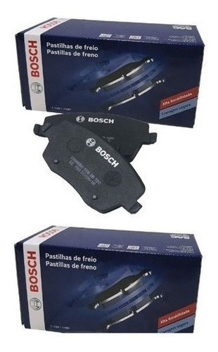 Kit Pastilha Dianteira E Traseira Bosch Ford Fusion 13/