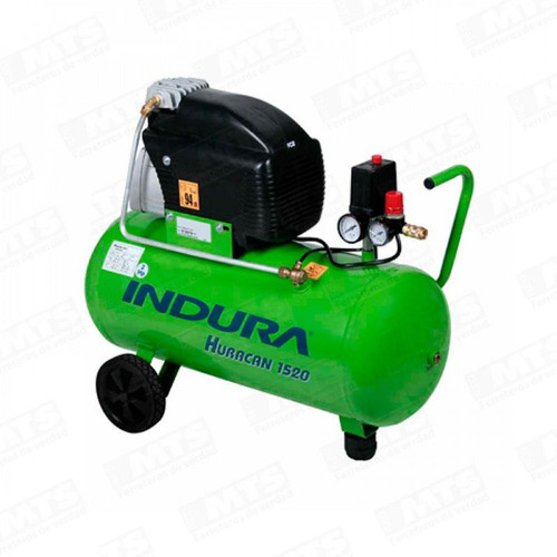 Compresor Indura 50 Litros 2hp Huracan 1520 Con Kit