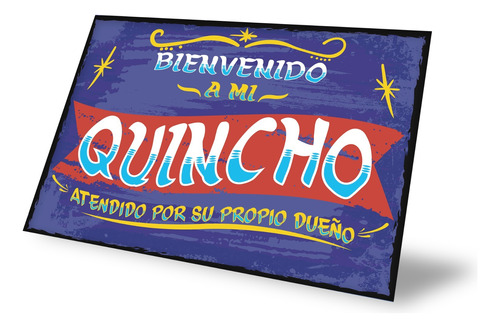 Cartel Quincho Trovicel 3 Mm Impresion Directa Alta Calidad
