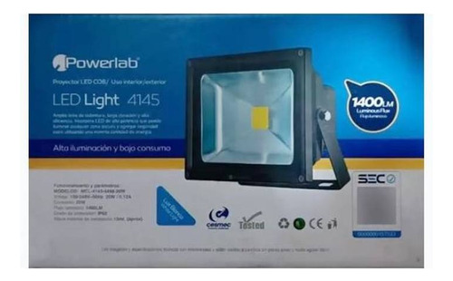 Foco Led 20w Certificado Sec Powerlab Luz Blanca