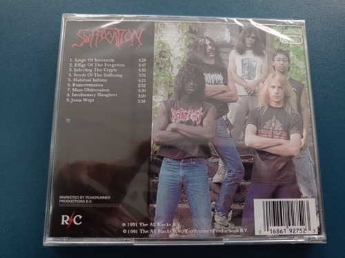 Suffocation Effigy Of The Forgotten Cd, Album