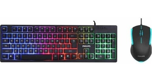 Kit Philips Momentum Teclado Y Mouse Gamer