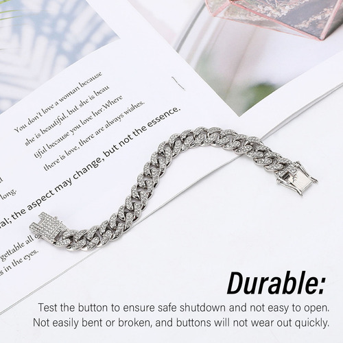 Conjunto De Pulsera Y Collar Con Diamantes De Imitación