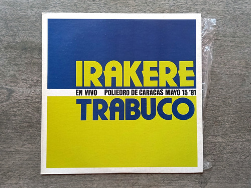 Disco Lp Irakere - Trabuco - En Vivo Poliedro (1982) R30