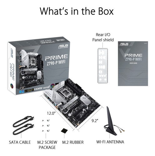 Placa Madre Asus Z790-p Atx Con Wifi 6 Pcie 5.0 Ddr5 14+1 St