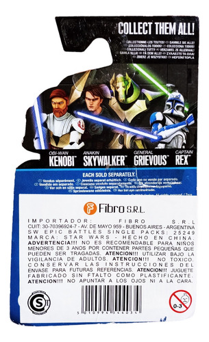 Star Wars Hasbro Epic Battles Obi Wan Kenobi + Gral Grievous