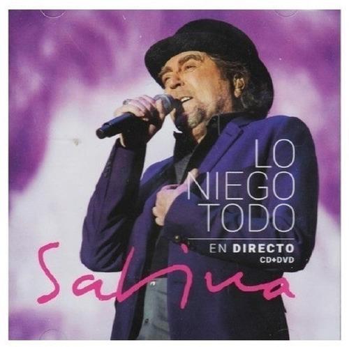 Lo Niego Todo - Joaquin Sabina - Disco Cd + Dvd - Nuevo