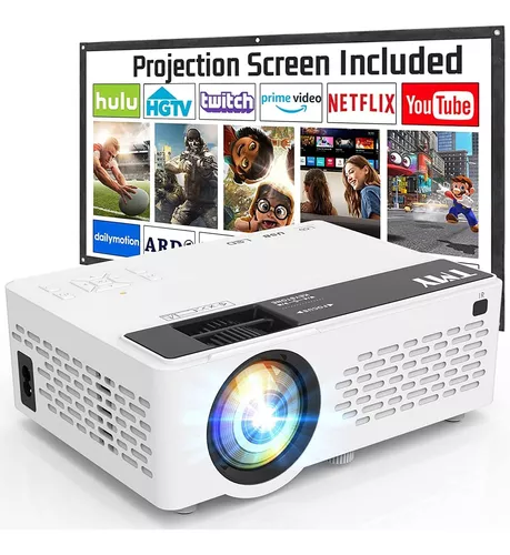 Mini proyector WiFi proyector de video ACROJOY con trípode HD 1080P y  pantalla de 240 pulgadas proyector portátil de películas para exteriores –  Yaxa Colombia