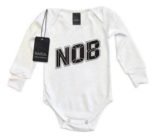 Body Bebe Manga Larga Newells Dibujo Art Logo - Dene6