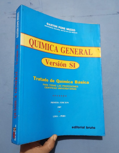 Libro Química General Gaston Pons Muzzo
