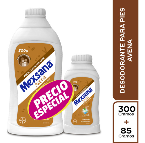 Of.mexsana Talco Avena X300gr + 85gr