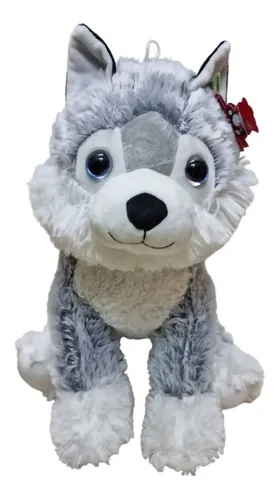 Peluche de lobo siberiano hotsell