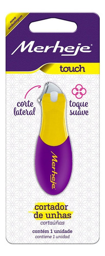 Cortador de unhas ponta curva Merheje Cortador Unha Lateral 6.7cm