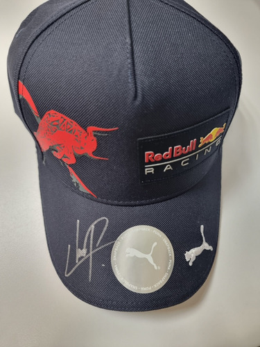 Gorra Formula 1 Redbull Autografiada Checo Perez F1