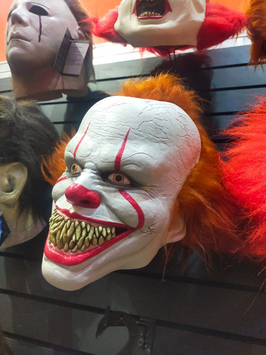 Máscara Payaso It Monster Chapter 2 Deluxe Disfraz Halloween