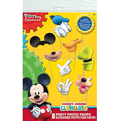 Mickey Mouse Photo Booth Puntales, 8pc.