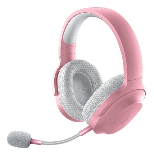Auriculares Razer Barracuda X Quartz con micrófono Bluetooth, color rosa