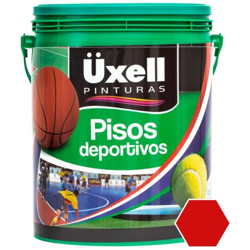 Pintura Pisos Deportivos Cemento Baldosas 10l Uxell