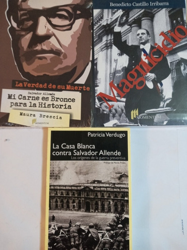 Pack3salvador Allende/magnicidio/casa Blanca Contra Allende