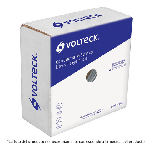 Imagen 2 de 5 de Cable Calibre 8 Thhw-ls Blanco Voltech 46054