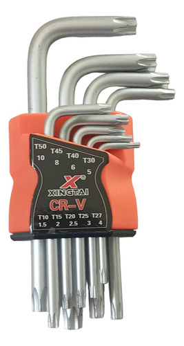 Juego Llave Torx 9 Piezas (t10-t50)