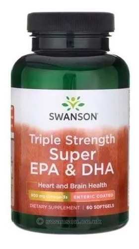 Omega 3 Triple Potencia Efa Epa Dha 60cap 900mg Enviogratis