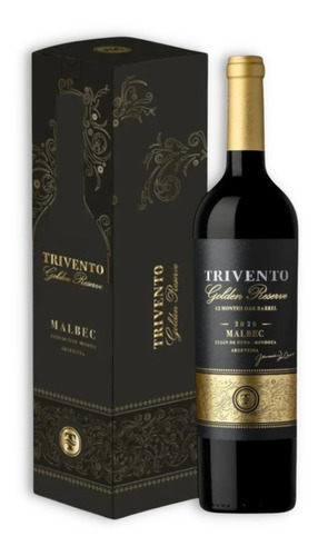 Trivento Golden Reserve Vino Malbec 750ml C/estuche Mendoza