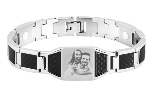 Brazalete Con Foto Y Nombre Personalizado P/día Del Padre