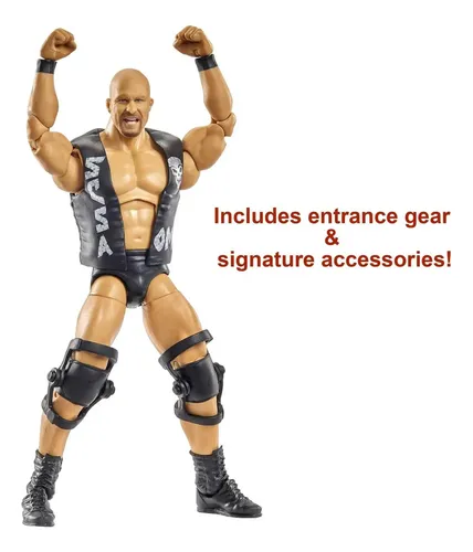 Mattel Wwe Stone Cold Steve Austin Wrestlemania Figura De