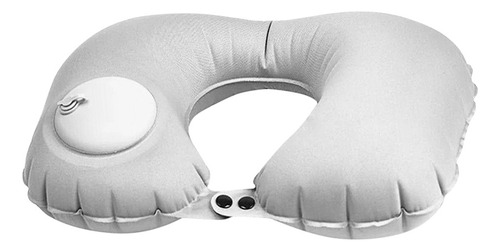 Funda De Almohada Con Botón Autoinflable En Forma De W, Almo