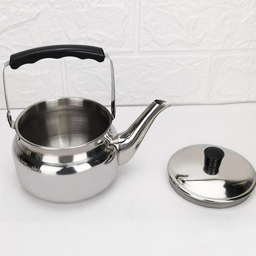 L Hervidor De Agua De Acero Inoxidable Portátil 0.8l Plata