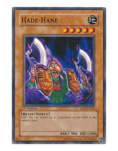 Hade-hane (sod-en032) Yu-gi-oh!